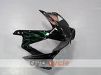 Einspritzverkleidungssatz für 01-03 CBR600F4i - Grün, Schwarz - Flame #OYO87900155