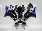 Verkleidungssatz für Einspritzermodelle für 03-04 NINJA ZX-6R - Blau, Schwarz - Flammen #OYO87901793