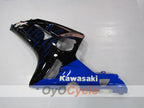 Verkleidungssatz für Einspritzermodelle für 03-04 NINJA ZX-6R - Blau, Schwarz - Flammen #OYO87901793