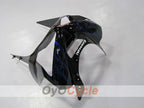 Verkleidungssatz für Einspritzermodelle für 03-04 NINJA ZX-6R - Blau, Schwarz - Flammen #OYO87901793