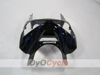Verkleidungssatz für Einspritzermodelle für 03-04 NINJA ZX-6R - Blau, Schwarz - Flammen #OYO87901793