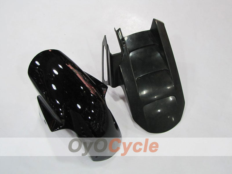Verkleidungssatz für Einspritzermodelle für 03-04 NINJA ZX-6R - Blau, Schwarz - Flammen #OYO87901793