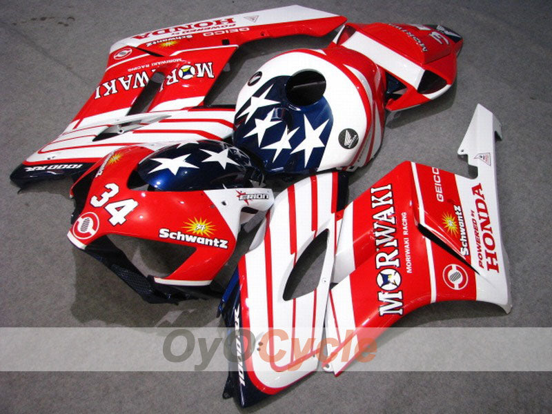 Einspritzverkleidungsset für 04-05 CBR1000RR - Rot, Weiß - Moriwaki #OYO87900509 Hauptbild