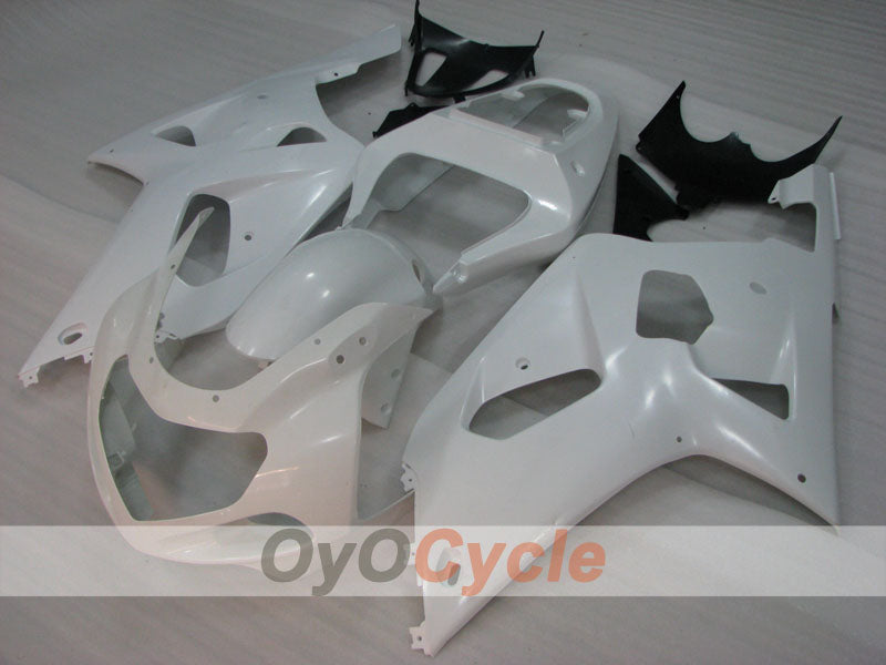 Einspritz-Verkleidungssatz für GSX R600, Baujahre 01-03 - Weiß - Werksstil #OYO87905116