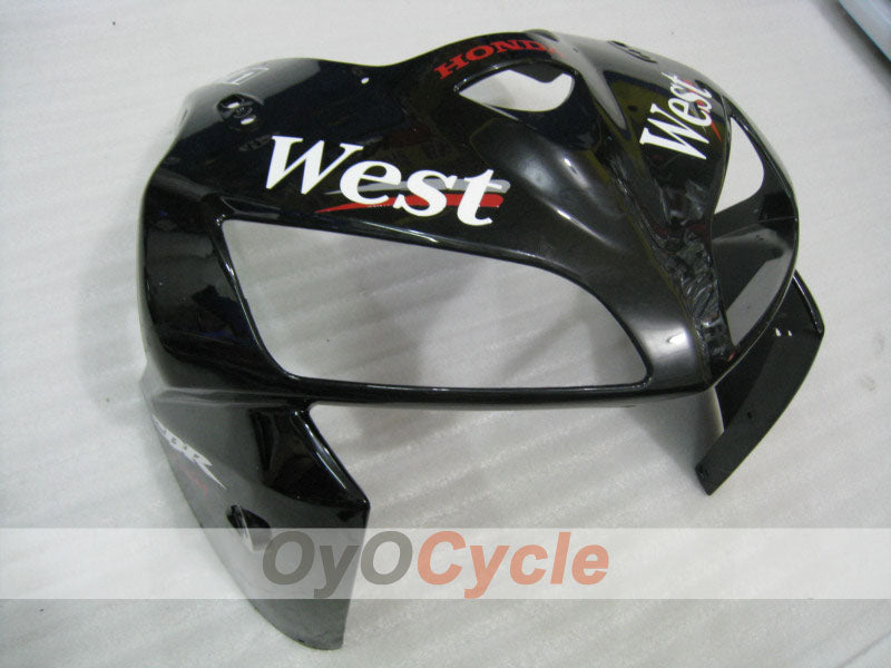 Verkleidungssatz für Einspritzung für CBR600RR 05-06 - Weiß, Schwarz - West #OYO87900352