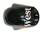 Verkleidungssatz für Einspritzung für CBR600RR 05-06 - Weiß, Schwarz - West #OYO87900352
