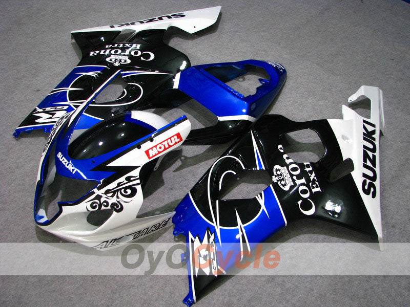Einspritzverkleidungs-Kit für 04-05 GSXR600 - Blau, Schwarz - Corona, MOTUL #OYO87901163 Hauptbild