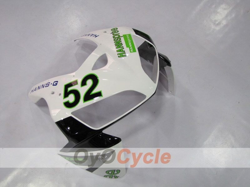 Verkleidungssatz für Einspritzermodelle 05-06 CBR600RR - Grün, Weiß, Schwarz - HANN Spree #OYO87900250