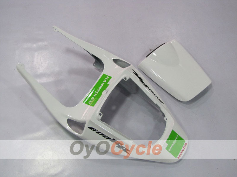 Verkleidungssatz für Einspritzermodelle 05-06 CBR600RR - Grün, Weiß, Schwarz - HANN Spree #OYO87900250
