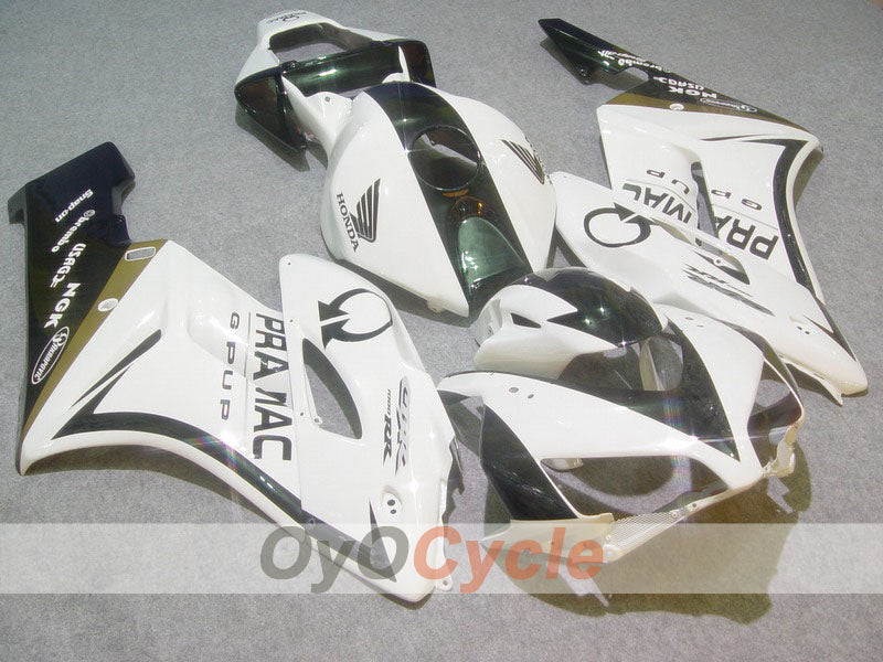 Einspritzverkleidungssatz für CBR1000RR 04-05 - Weiß, Schwarz - PRAMAC #OYO87900525 Hauptbild