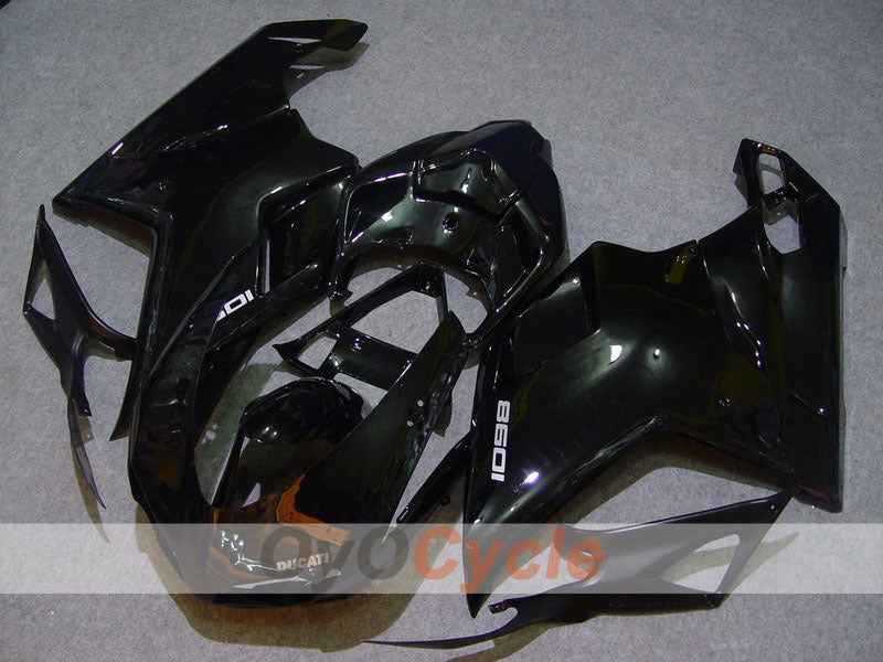 Einspritz-Verkleidungssatz für Ducati 1098, Baujahr 07-09 - Schwarz - Werksdesign #OYO87902314 Hauptbild