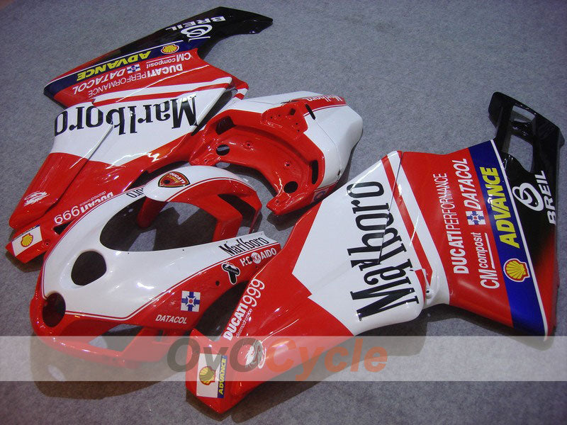 Einspritzverkleidungssatz für Ducati 999 05-06 - Rot, Weiß - Marlboro #OYO87902377 Hauptbild