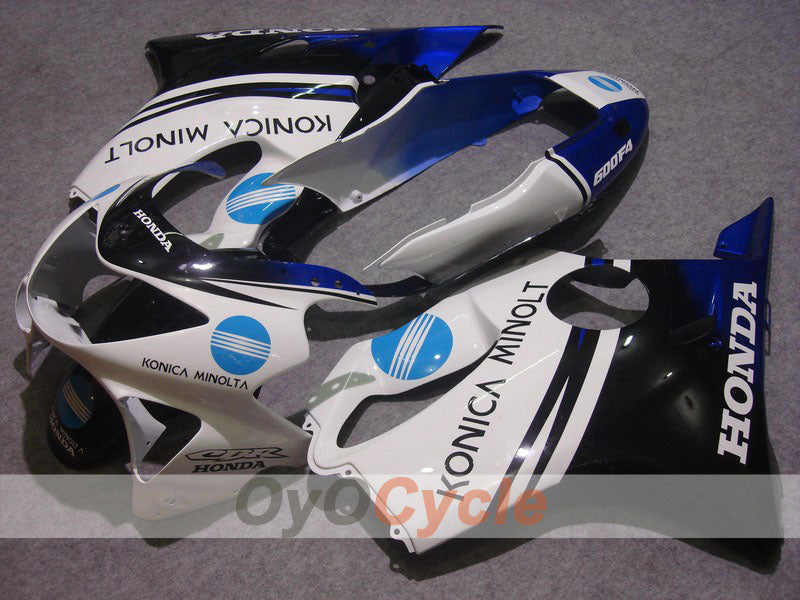 Verkleidungssatz für Einspritzmodelle 99-00 CBR600F4 - Blau, Weiß - Konica Minolta #OYO87900114 Hauptbild