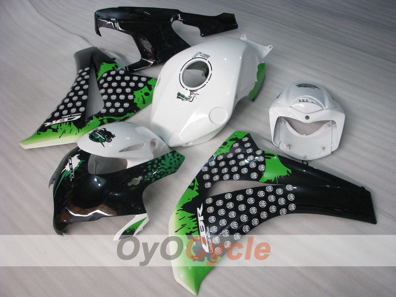 Einspritz-Verkleidungssatz für CBR1000RR 08-11 - Weiß, Schwarz - Werksstil #OYO87900713 Hauptbild