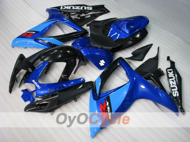 Einspritzverkleidungssatz für 06-07 GSX R750 - Blau, Schwarz - Werksstil #OYO87901345 Hauptbild
