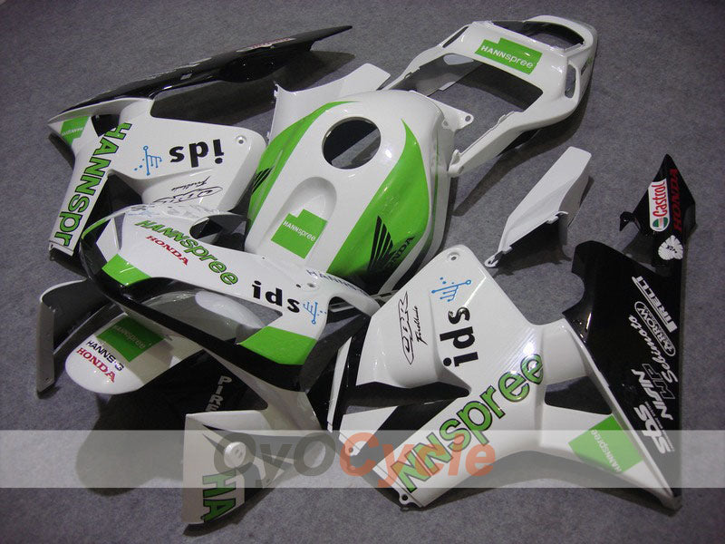 Verkleidungssatz für Einspritzmodelle 03-04 CBR600RR - Weiß, Schwarz - HANN Spree #OYO87902523 Hauptbild