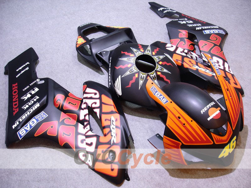Einspritzverkleidungssatz für 04-05 CBR1000RR - Orange, Schwarz, Matt - Rossi #OYO87900539 Hauptbild