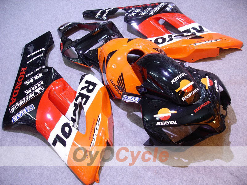 Einspritzverkleidungssatz für CBR1000RR 04-05 - Orange, Schwarz - Repsol #OYO87900531 Hauptbild