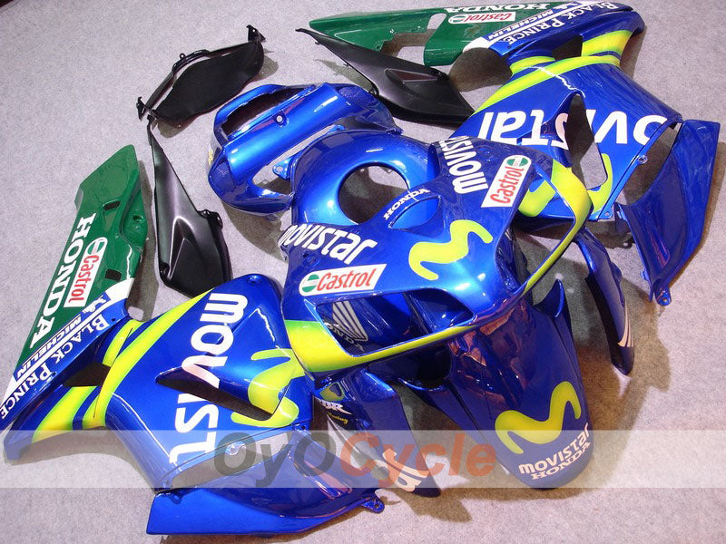 Einspritzverkleidungskit für CBR600RR 05-06 - Gelb, Blau - Castrol, MICHELIN, Movistar #OYO87900271