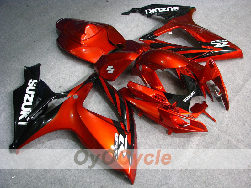 Einspritzverkleidungssatz für 06-07 GSX R750 - Rot, Schwarz - Werksstil #OYO87901346 Hauptbild
