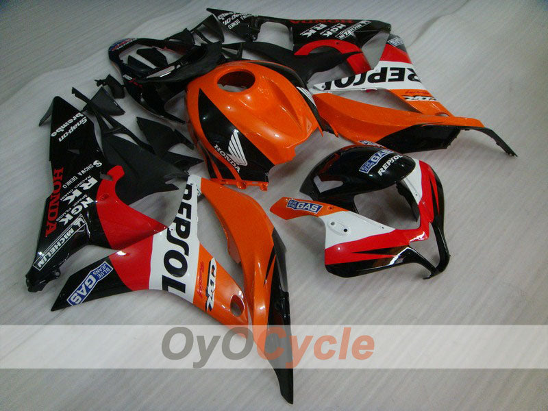 Einspritzverkleidungssatz für CBR600RR 07-08 - Orange, Schwarz - Repsol #OYO87900432 Hauptbild