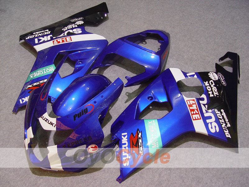 Verkleidungssatz für Einspritzmodelle 04-05 GSX R750 - Blau, Weiß - DUNLOP #OYO87901248 Hauptbild