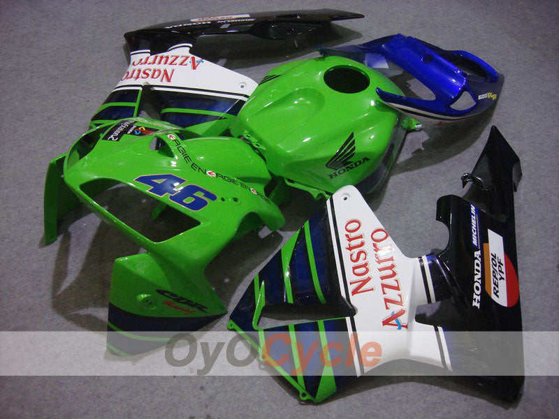Einspritzverkleidungskit für CBR600RR 05-06 - Grün, Schwarz - MICHELIN, Nastro Azzurro #OYO87900274 Hauptbild