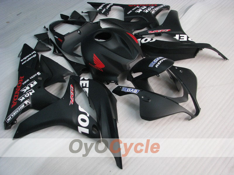 Einspritzverkleidungssatz für CBR600RR 07-08 - Schwarz, Matt - Repsol #OYO87900433 Hauptbild