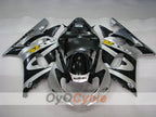 Verkleidungssatz für Einspritzmodelle 01-03 GSX R600 - Schwarz, Silber - Werksdesign #OYO87901128