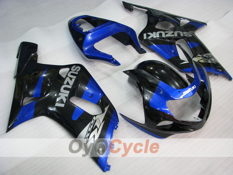 Einspritzverkleidungssatz für GSX R750, Baujahr 00-03 - Blau, Schwarz - Werksstil #OYO87905152 Hauptbild