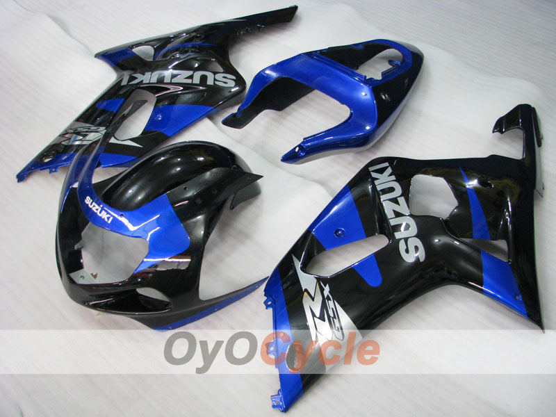 Einspritzverkleidungssatz für GSX R750, Baujahr 00-03 - Blau, Schwarz - Werksstil #OYO87905152 Zweitbild