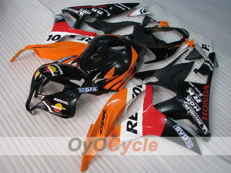 Einspritzverkleidungssatz für CBR600RR 07-08 - Orange, Schwarz, Matt - Repsol #OYO87900434 Hauptbild