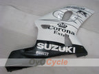 Verkleidungssatz für Einspritzmodelle 00-03 GSX R750 - Weiß, Schwarz - Corona #OYO87901023