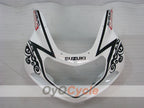 Verkleidungssatz für Einspritzmodelle 00-03 GSX R750 - Weiß, Schwarz - Corona #OYO87901023