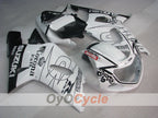 Verkleidungssatz für Einspritzmodelle 00-03 GSX R750 - Weiß, Schwarz - Corona #OYO87901023
