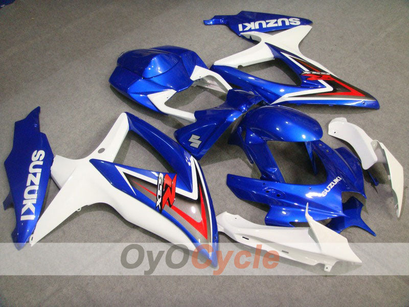 Einspritz-Verkleidungssatz für 08-10 GSX R750 - Blau, Weiß - Werksstil #OYO87901414 Hauptbild