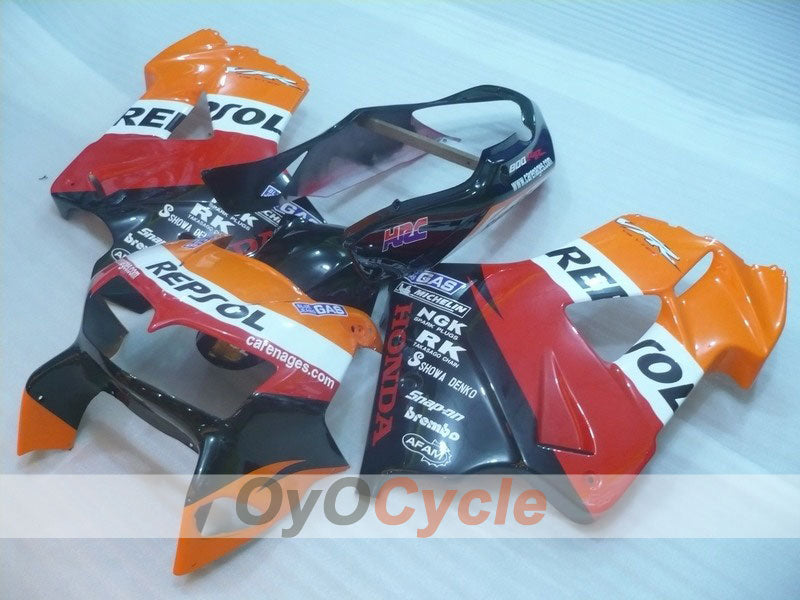 Verkleidungssatz für 98-01 VFR800 - Orange, Schwarz - Repsol #OYO87902937 Hauptbild