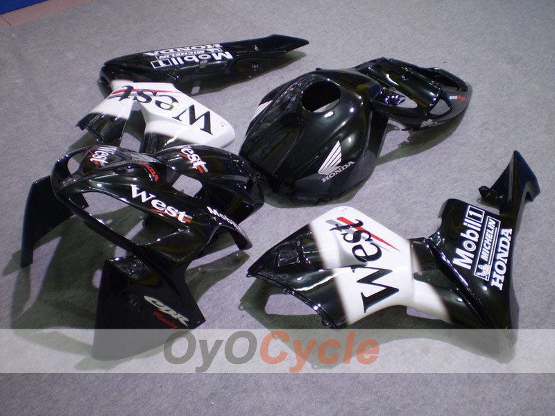 Verkleidungssatz für Einspritzung für CBR600RR 05-06 - Weiß, Schwarz - West #OYO87900354 Hauptbild