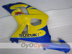 Verkleidungssatz für Einspritzmodelle 01-03 GSX R600 - Gelb, Blau - Werksstil #OYO87905092