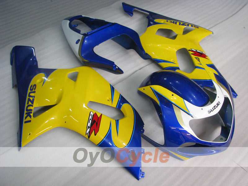 Einspritzverkleidungssatz für GSX R750, Baujahr 00-03 - Gelb, Blau - Werksstil #OYO87905147 Hauptbild