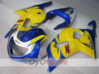 Verkleidungssatz für Einspritzmodelle 01-03 GSX R600 - Gelb, Blau - Werksstil #OYO87905092