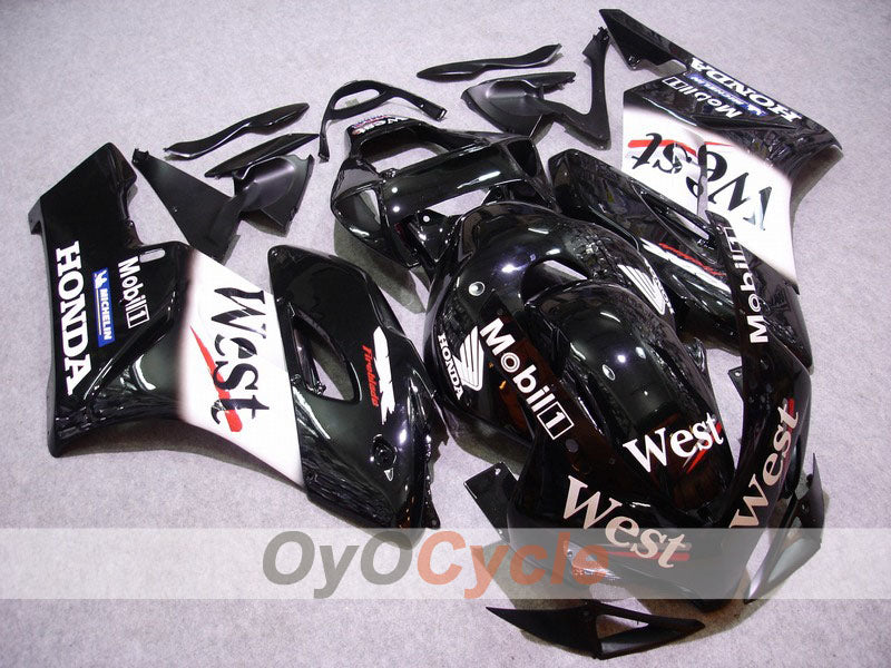Verkleidungssatz für 04-05 CBR1000RR - Weiß, Schwarz - West #OYO87900548 Hauptbild