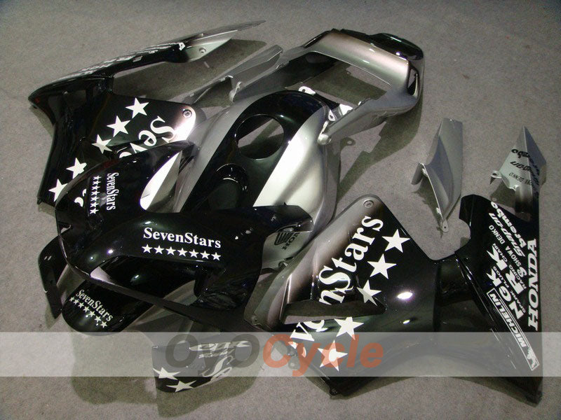 Verkleidungssatz für Einspritzermodelle der CBR600RR 03-04 - Schwarz, Silber - SevenStars #OYO87902550 Hauptbild
