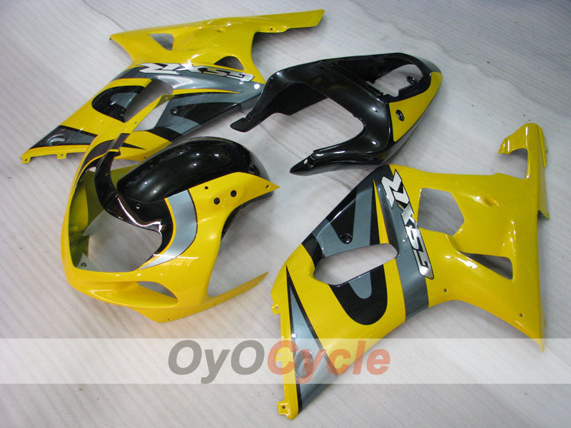 Einspritzverkleidungssatz für GSX R750, Baujahr 00-03 - Gelb, Schwarz - Werksstil #OYO87905148 Hauptbild