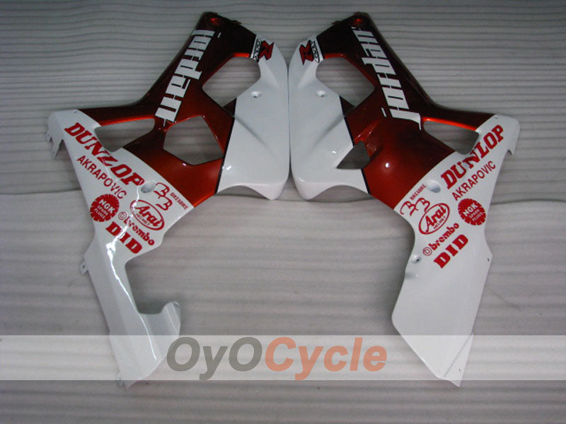 Verkleidungssatz für Einspritzmodelle 01-03 GSX R600 - Rot, Weiß - MOTUL #OYO87905090