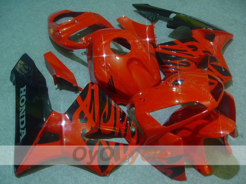 Verkleidungssatz für Einspritzer für 05-06 CBR600RR - Rot, Schwarz - Werksstil #OYO87900294 Hauptbild