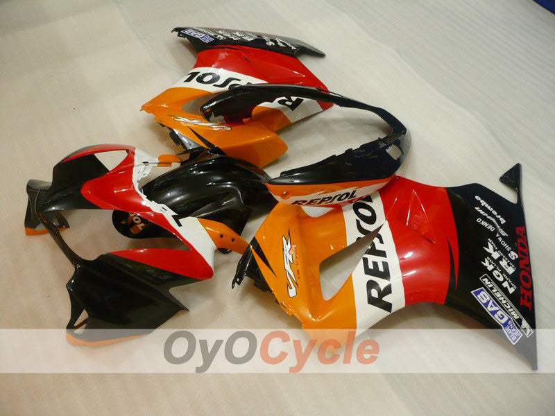 Einspritzverkleidungs-Kit für 02-13 VFR800 - Rot, Orange - Repsol #OYO87902834 Hauptbild