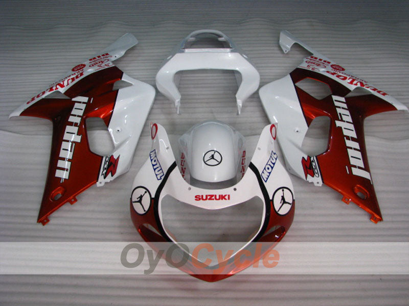 Verkleidungssatz für Einspritzmodelle 01-03 GSX R600 - Rot, Weiß - MOTUL #OYO87905090 Zweitbild