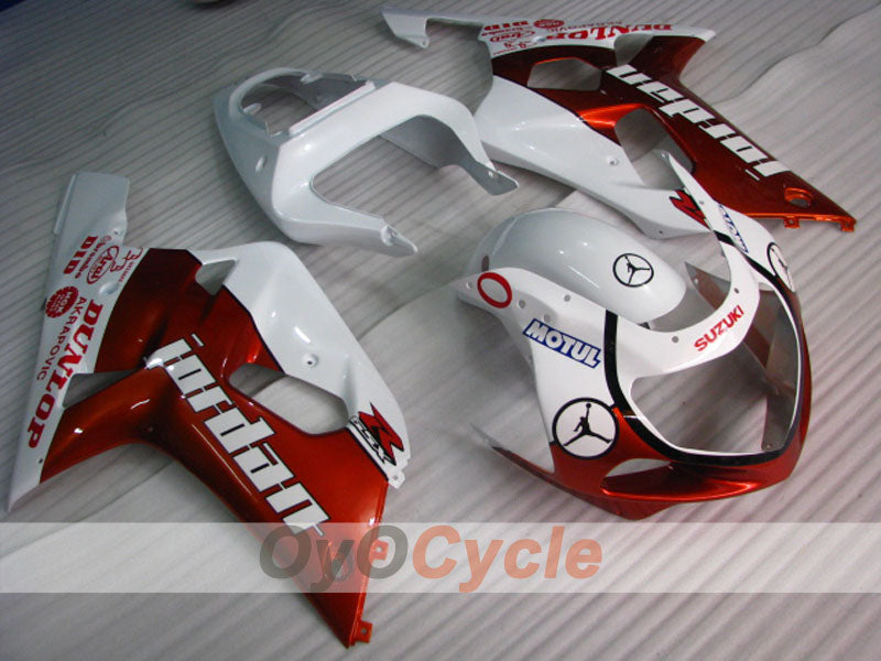 Einspritzverkleidungssatz für GSX R750, Baujahr 00-03 - Rot, Weiß - MOTUL #OYO87905145 Hauptbild