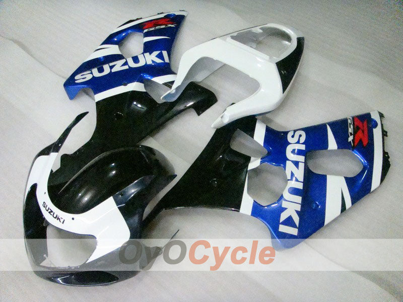Einspritz-Verkleidungssatz für GSX R600 01-03 - Blau, Schwarz - Werksstil #OYO87901116